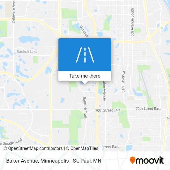 Baker Avenue map