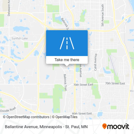 Mapa de Ballantine Avenue