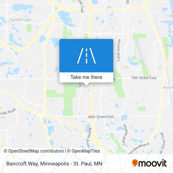 Mapa de Bancroft Way