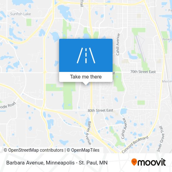 Barbara Avenue map
