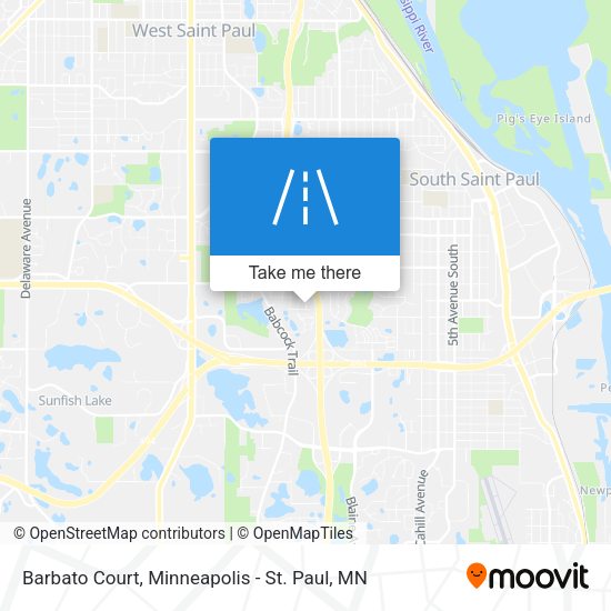 Barbato Court map