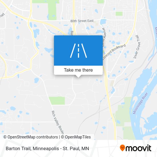 Barton Trail map