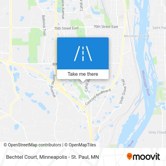 Bechtel Court map