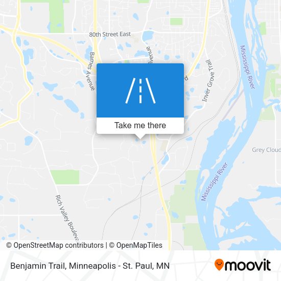 Benjamin Trail map