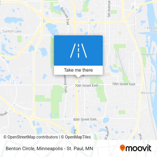 Mapa de Benton Circle