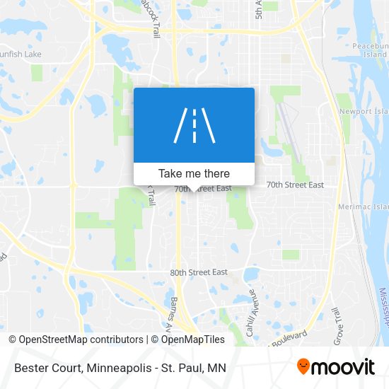 Mapa de Bester Court