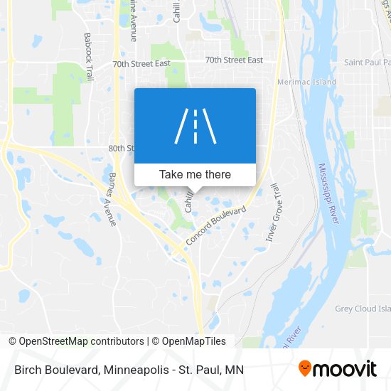 Mapa de Birch Boulevard