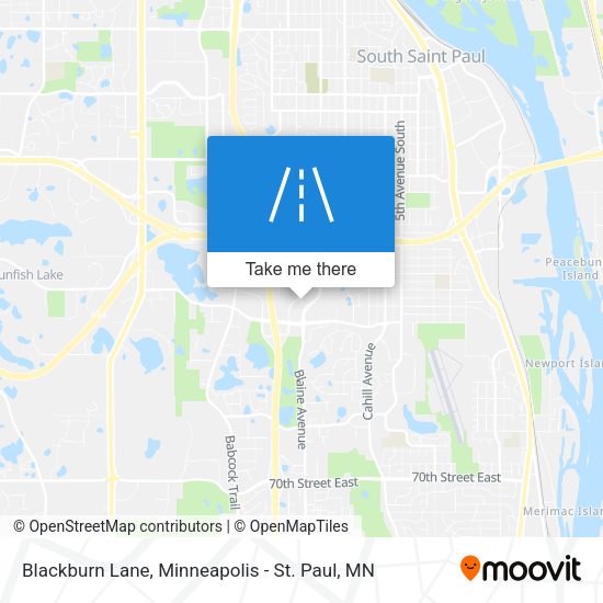 Mapa de Blackburn Lane
