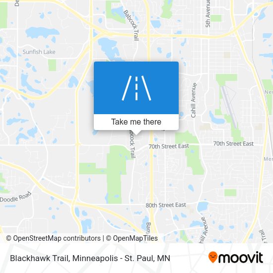 Mapa de Blackhawk Trail