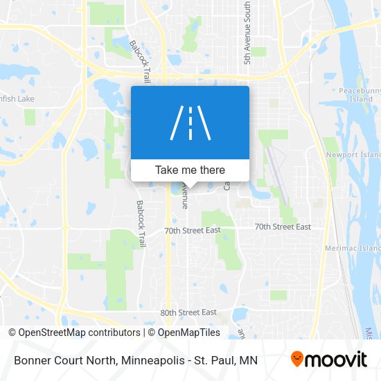 Mapa de Bonner Court North