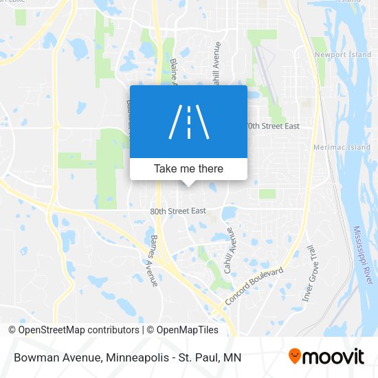 Bowman Avenue map