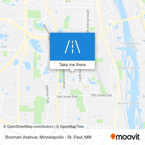 Mapa de Boxman Avenue