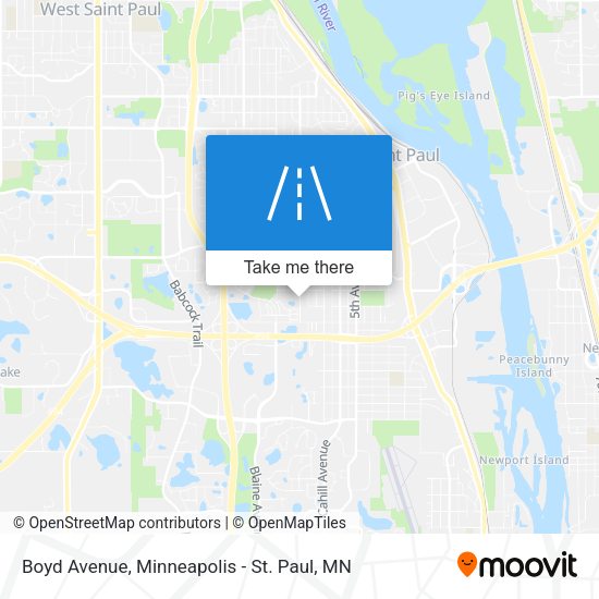 Boyd Avenue map