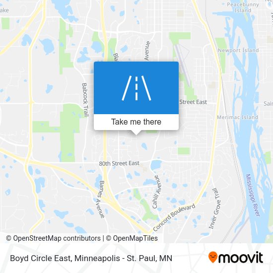 Mapa de Boyd Circle East