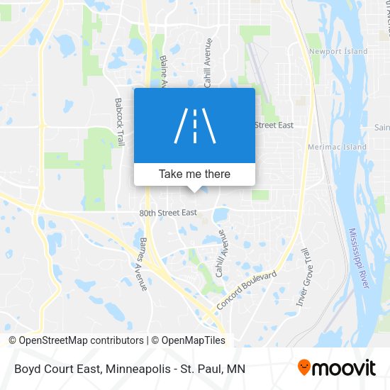 Boyd Court East map