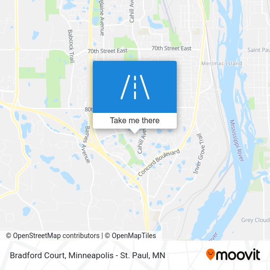 Bradford Court map