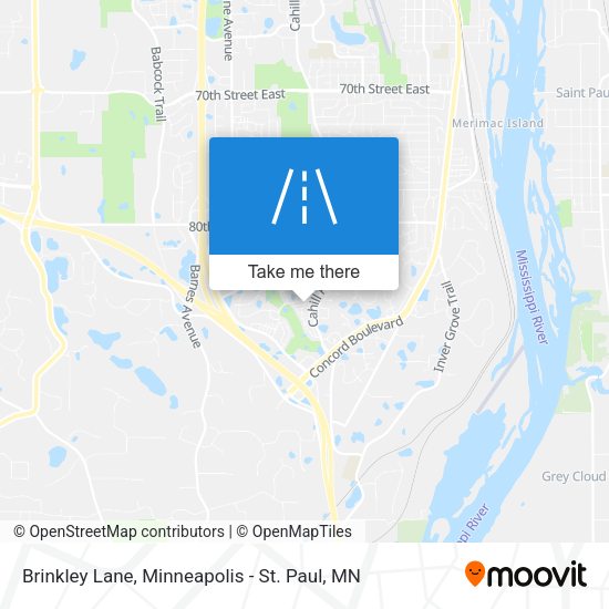 Brinkley Lane map