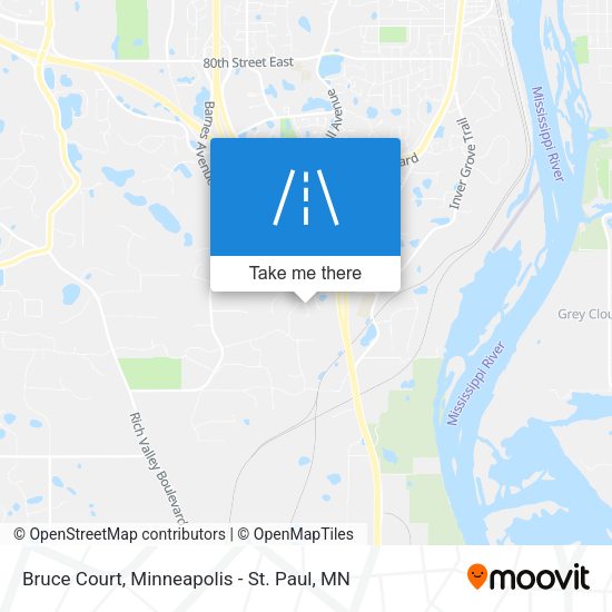 Mapa de Bruce Court