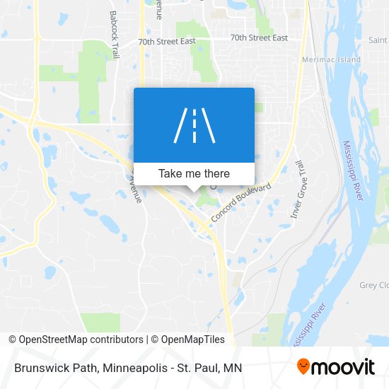 Mapa de Brunswick Path