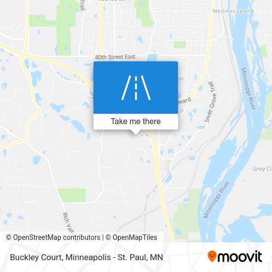 Mapa de Buckley Court