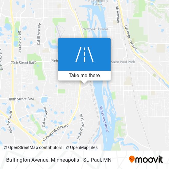 Buffington Avenue map
