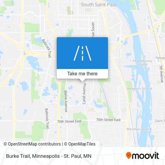Mapa de Burke Trail