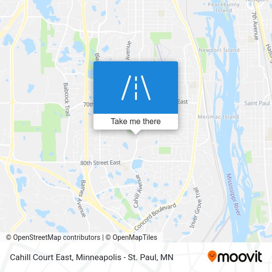 Mapa de Cahill Court East