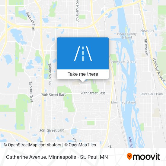 Catherine Avenue map