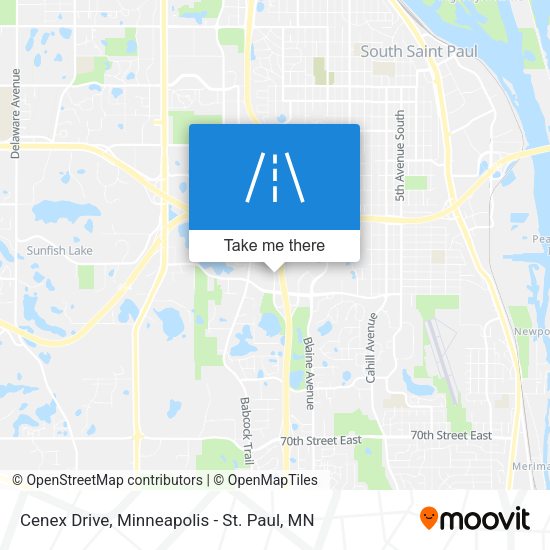 Cenex Drive map