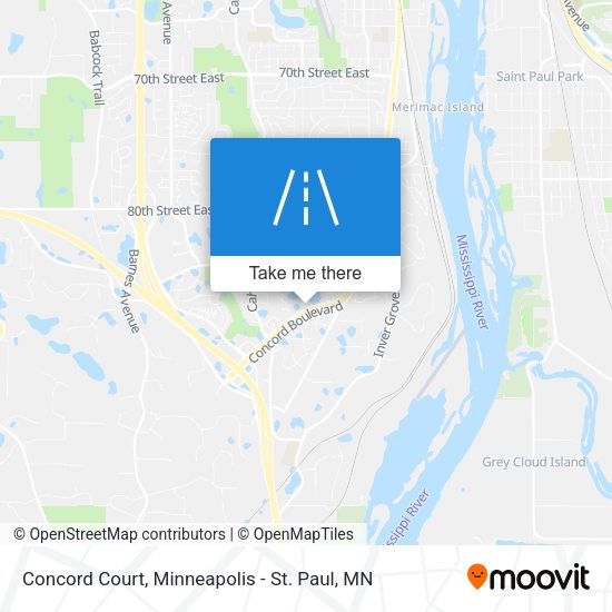 Concord Court map