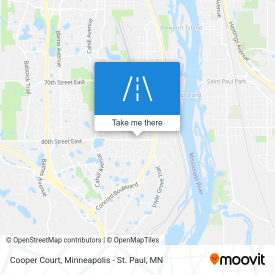 Cooper Court map