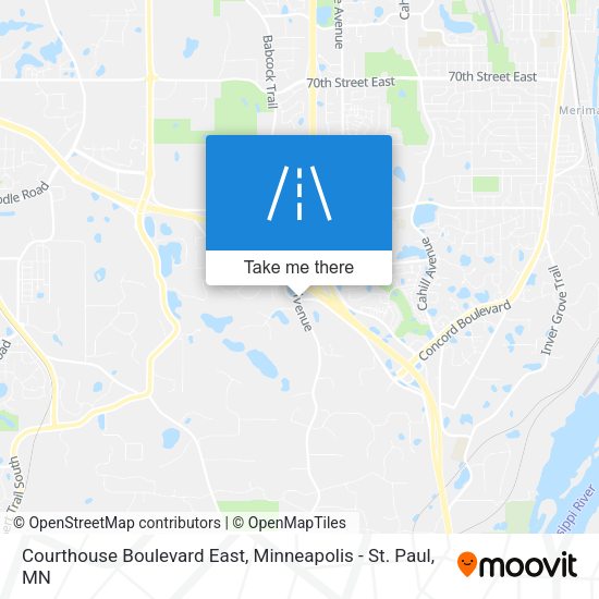 Mapa de Courthouse Boulevard East