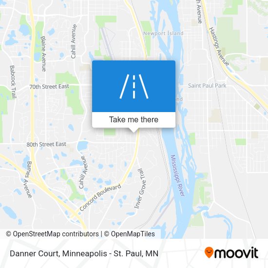 Danner Court map