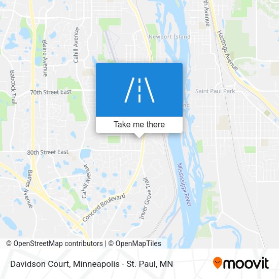 Davidson Court map