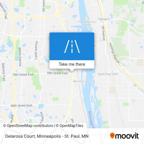 Delarosa Court map