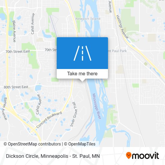 Mapa de Dickson Circle