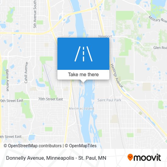 Mapa de Donnelly Avenue
