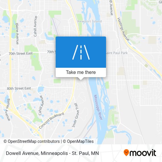 Dowell Avenue map