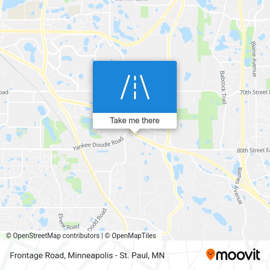 Frontage Road map