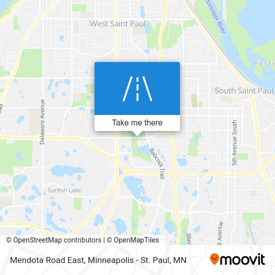 Mapa de Mendota Road East