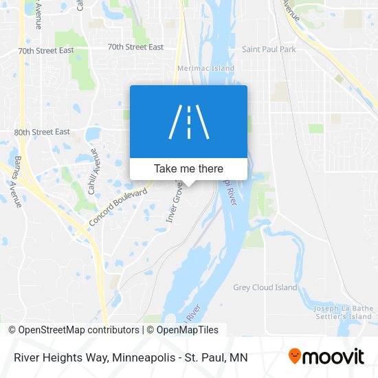 Mapa de River Heights Way