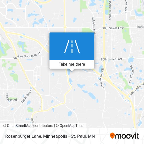 Mapa de Rosenburger Lane