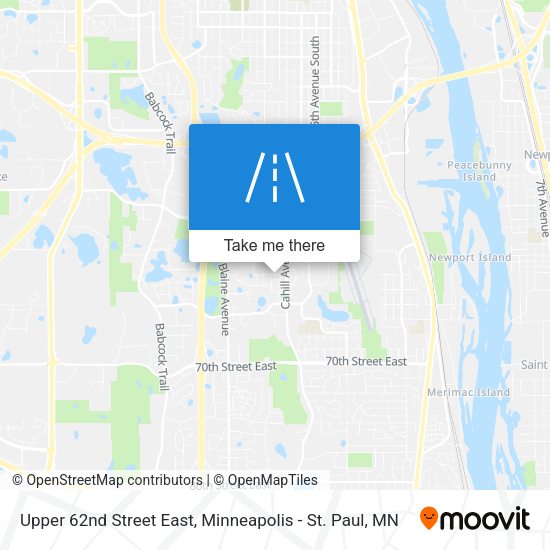 Mapa de Upper 62nd Street East