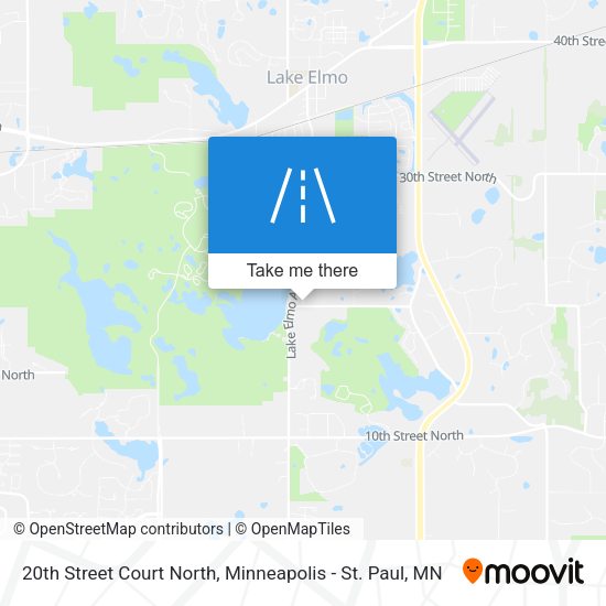 Mapa de 20th Street Court North