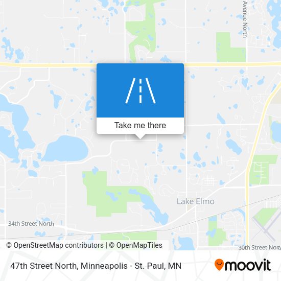 47th Street North map