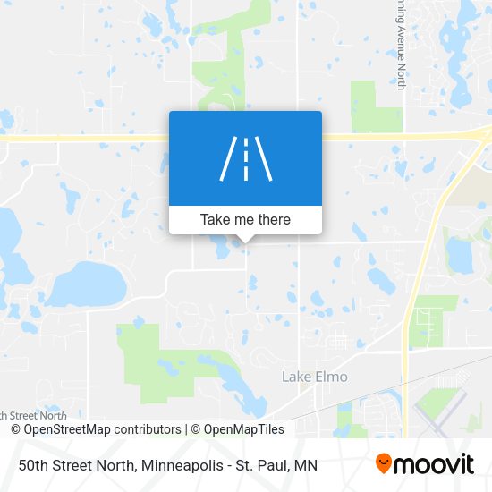 Mapa de 50th Street North