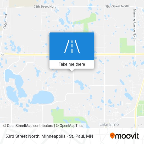 Mapa de 53rd Street North