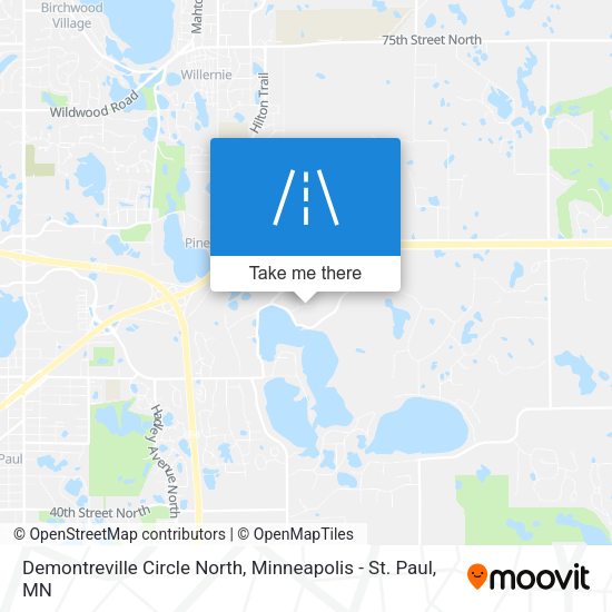 Mapa de Demontreville Circle North