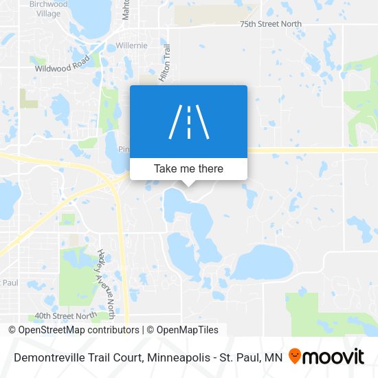 Mapa de Demontreville Trail Court