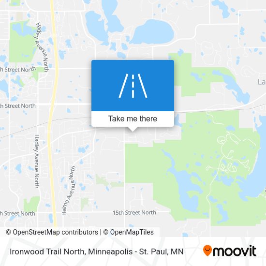 Mapa de Ironwood Trail North